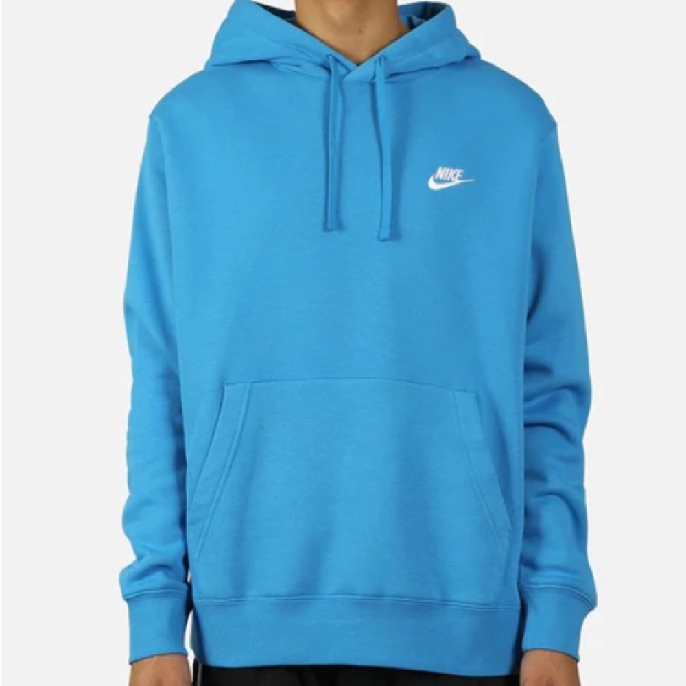 blue nike hoodie